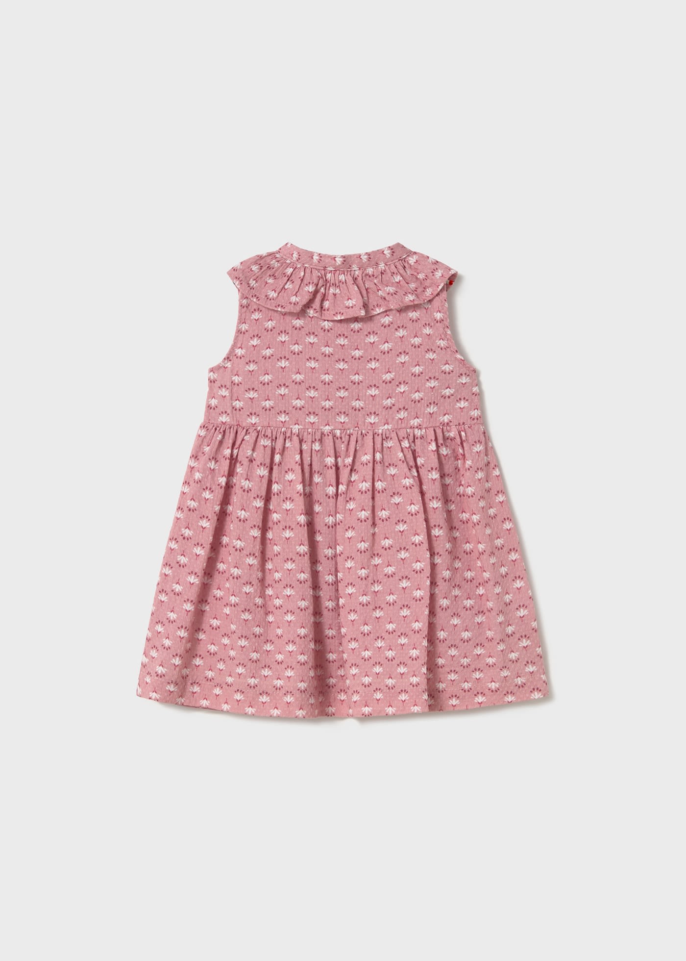 Vestido estampado com botões bebé