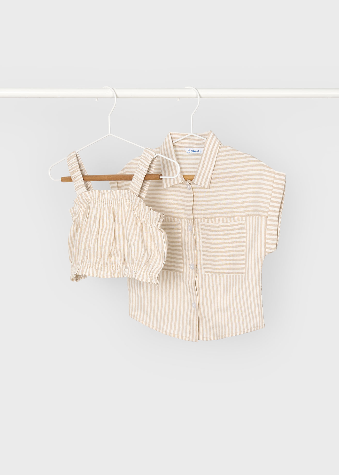 Bluza cu top dungi fetita