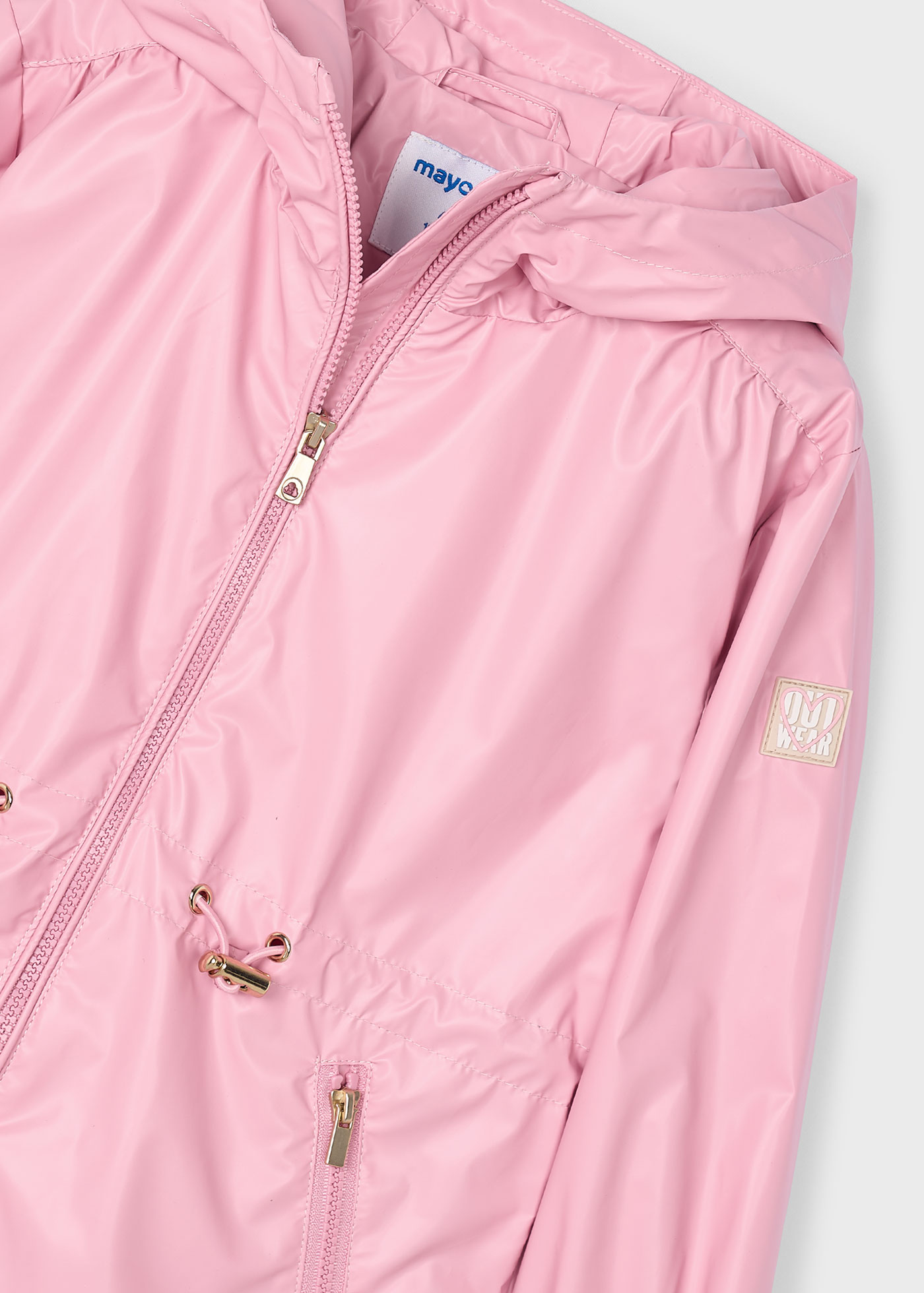 Girl hooded windbreaker