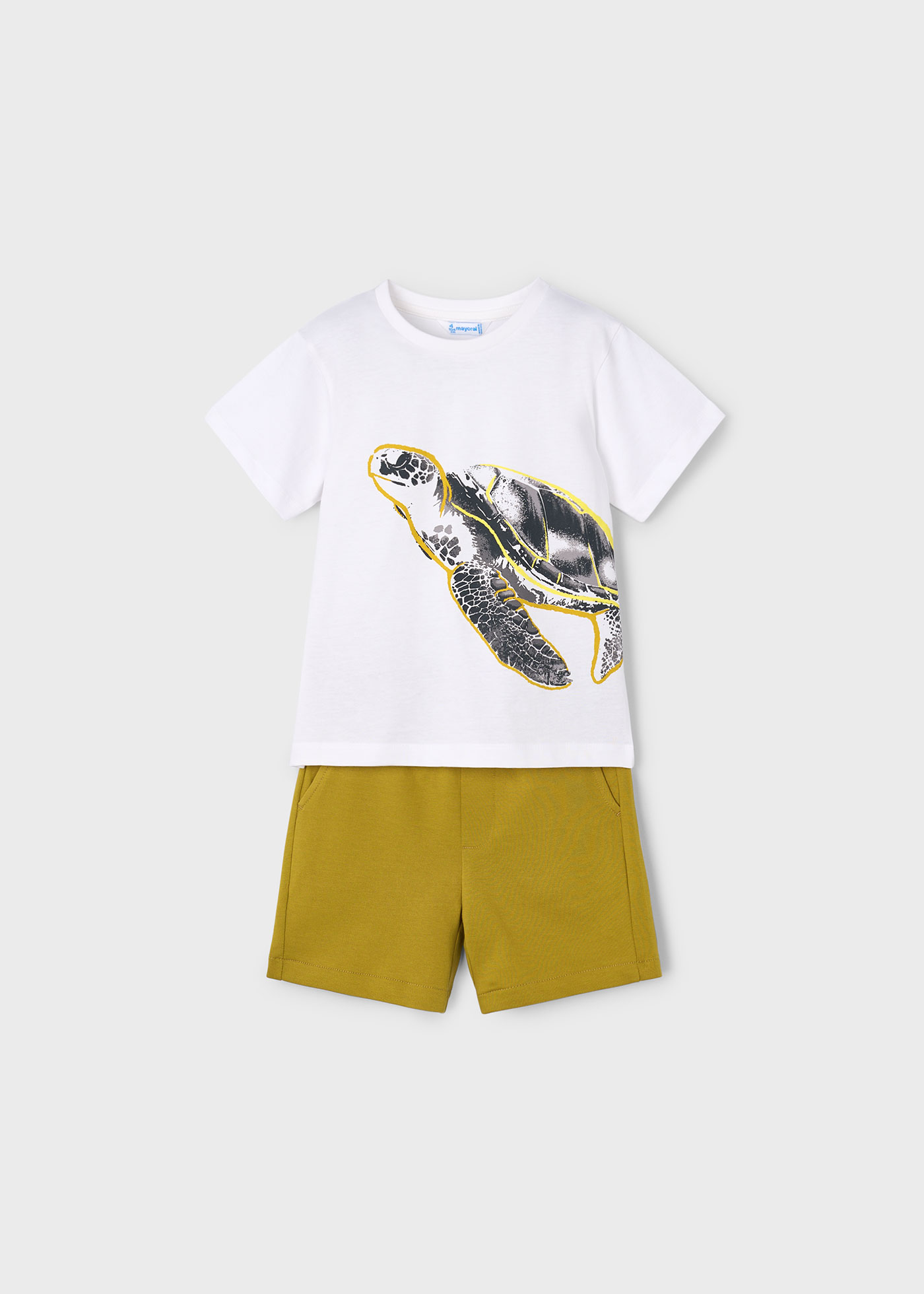 Ensemble short et t-shirt tortue garçon