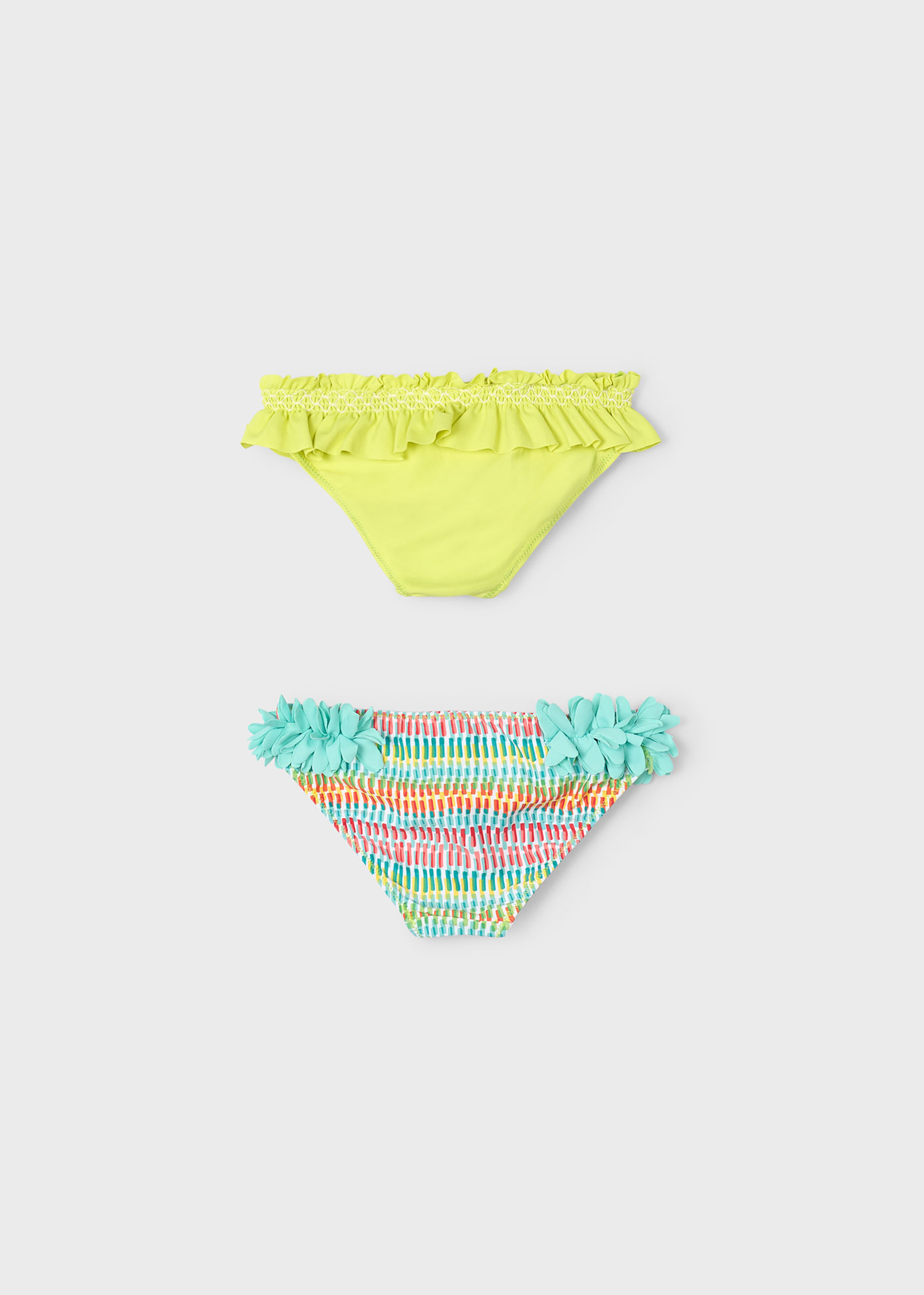 Set 2 maillots de bain culotte fille