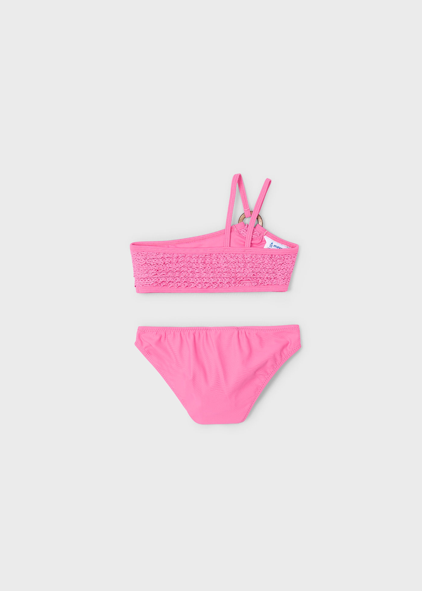 Bikini folhos argola menina