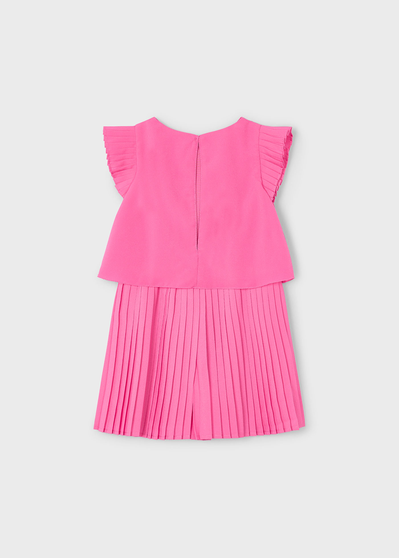 Girl pleated playsuit