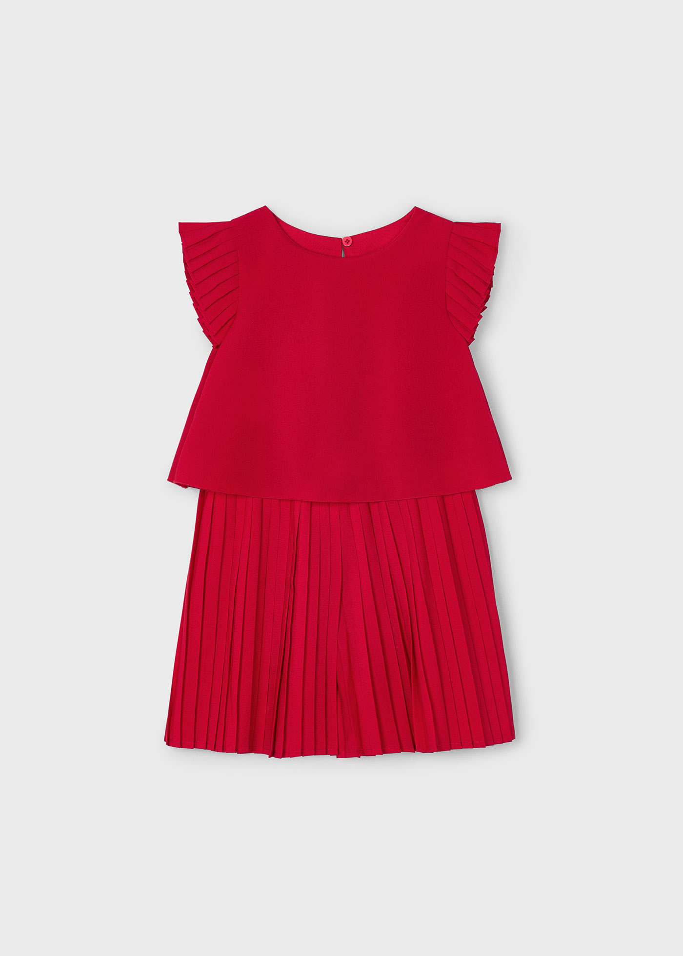 Girl pleated playsuit