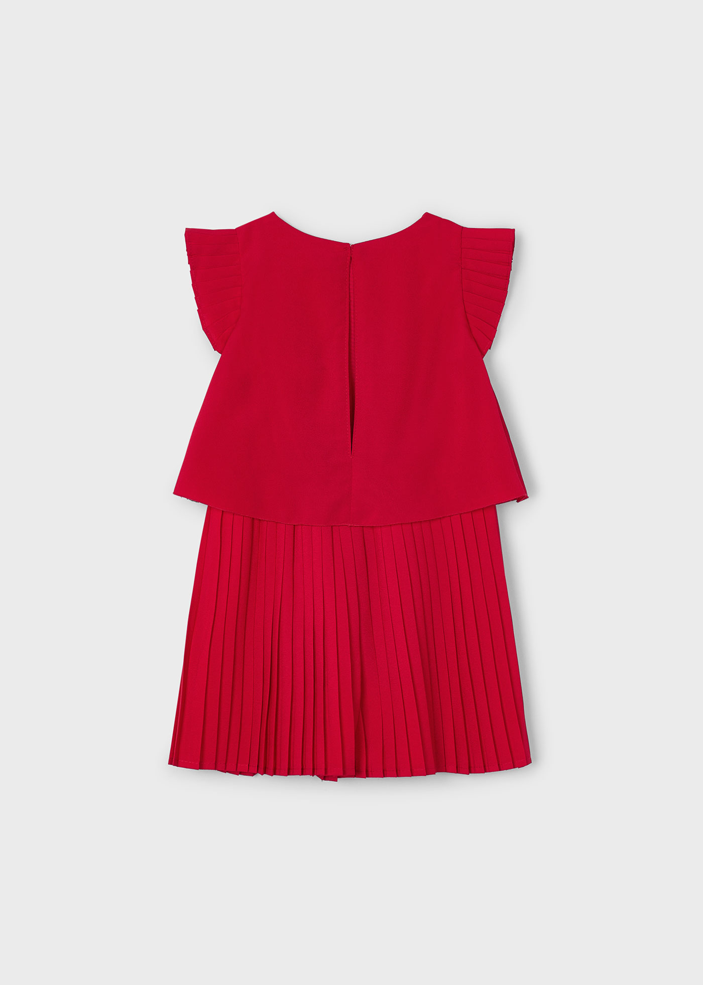 Girl pleated playsuit