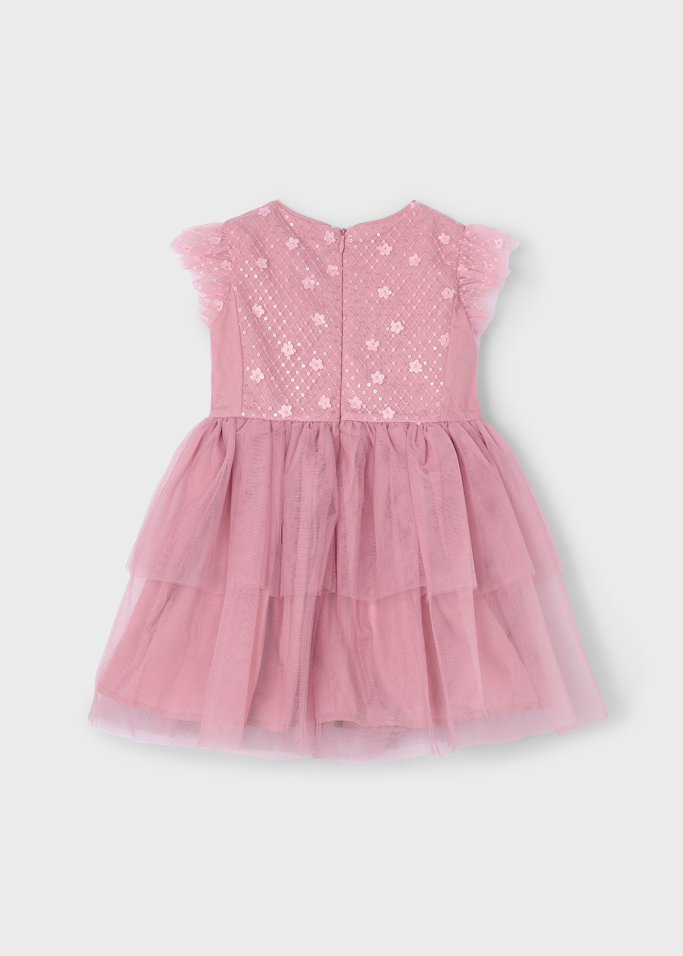 Robe en tulle à paillettes fille