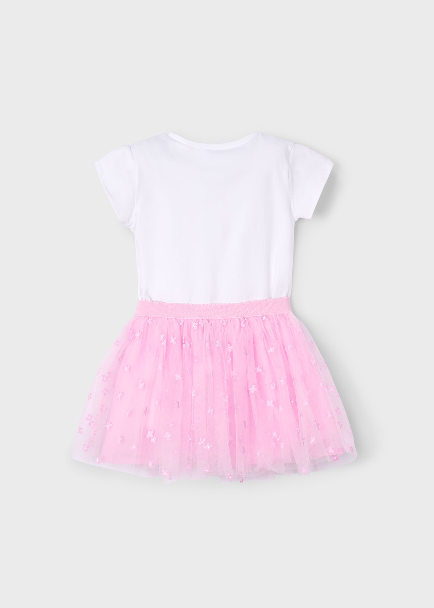 Conjunto saia tule e t-shirt menina