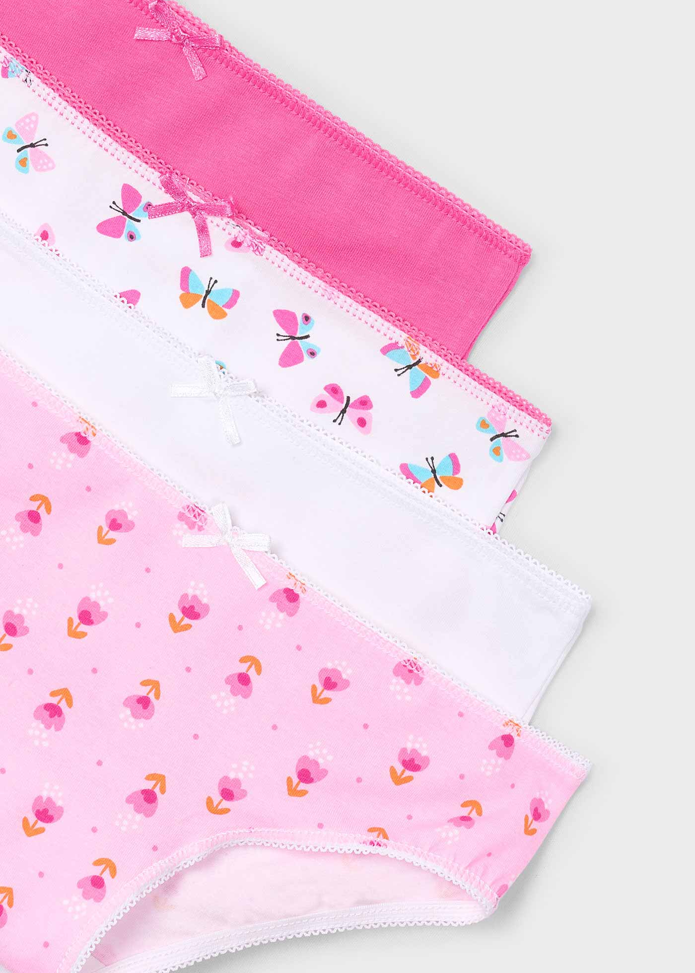 Set 4 mutandine bambina