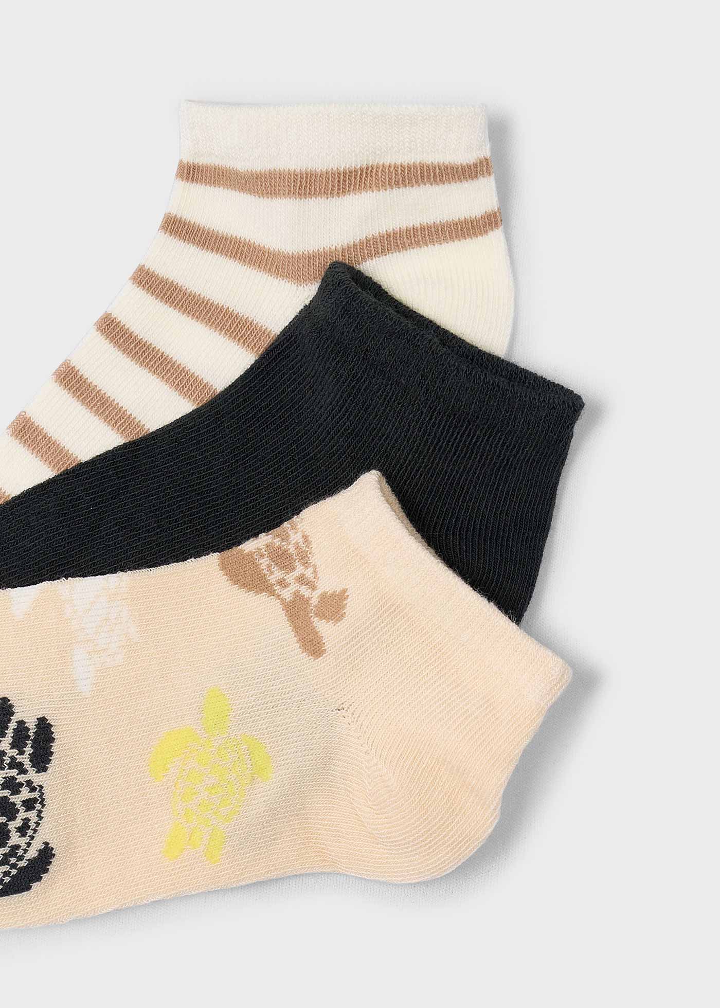 Boy set of 3 combined socks