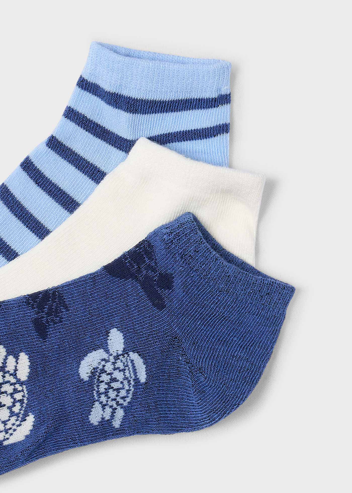 Boy set of 3 combined socks