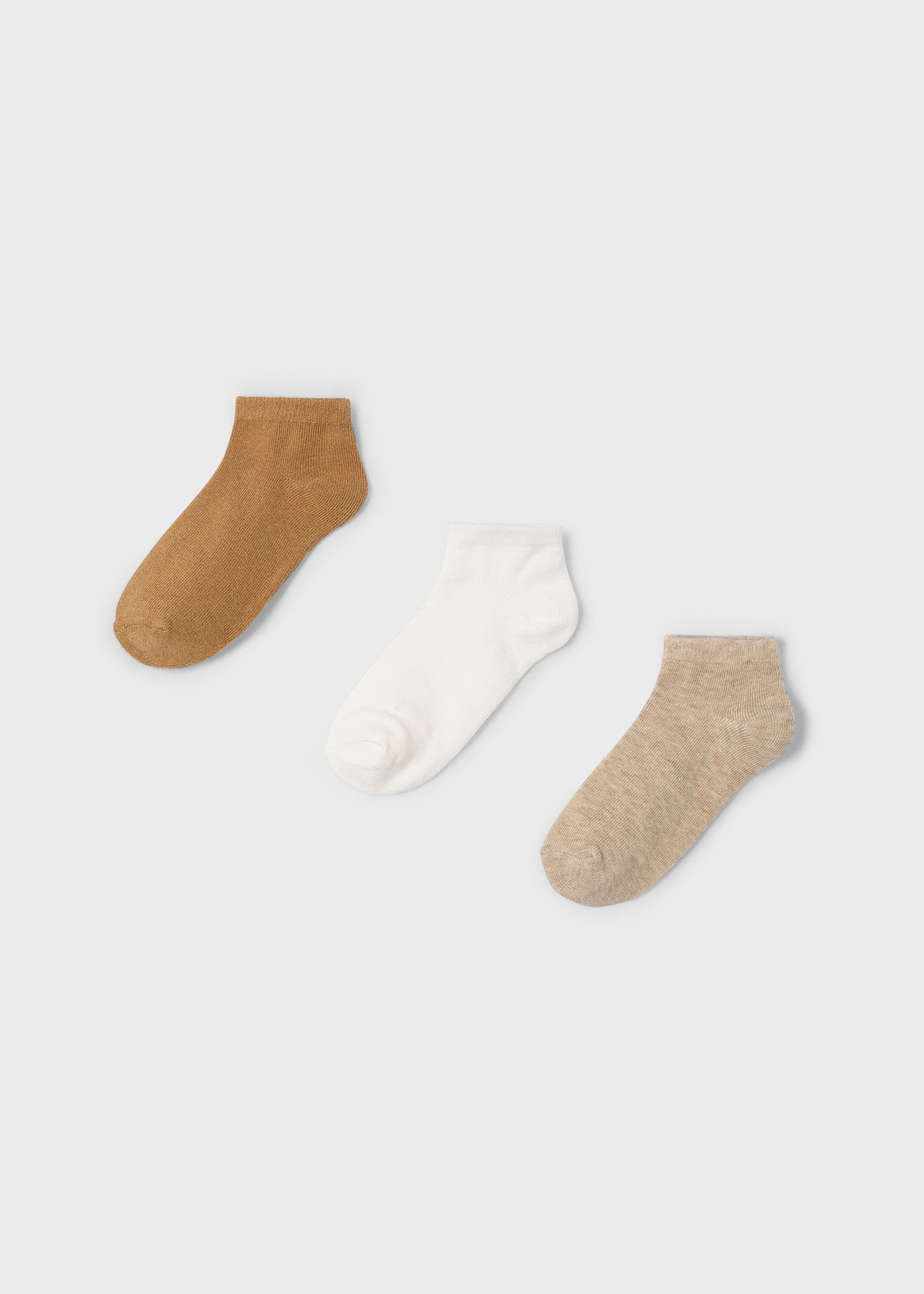 Boy Set of 3 Plain Socks