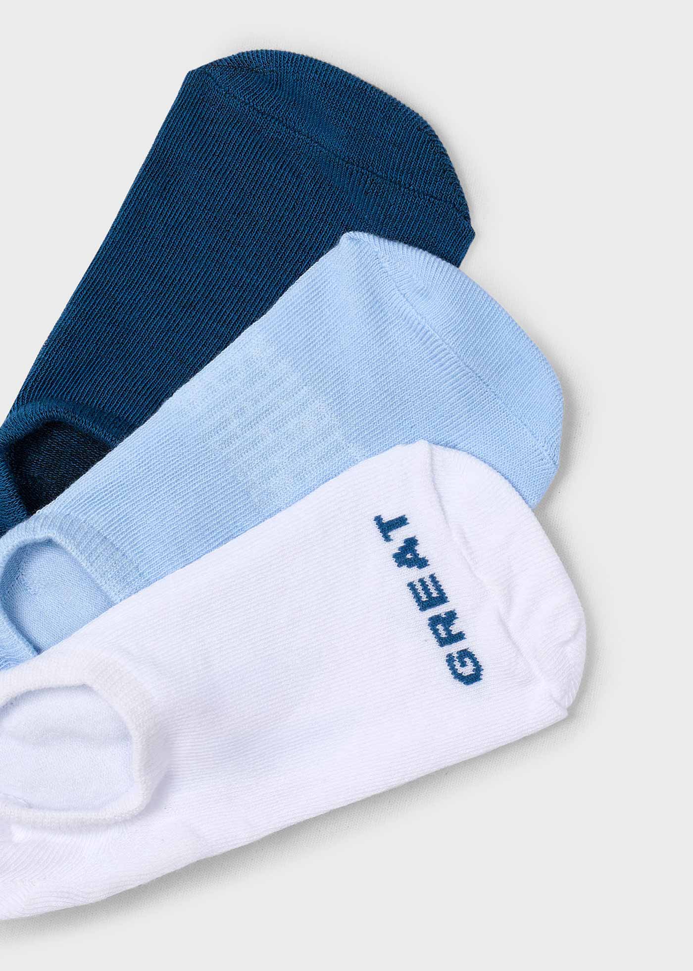 3er Set Socken no-show Jungen