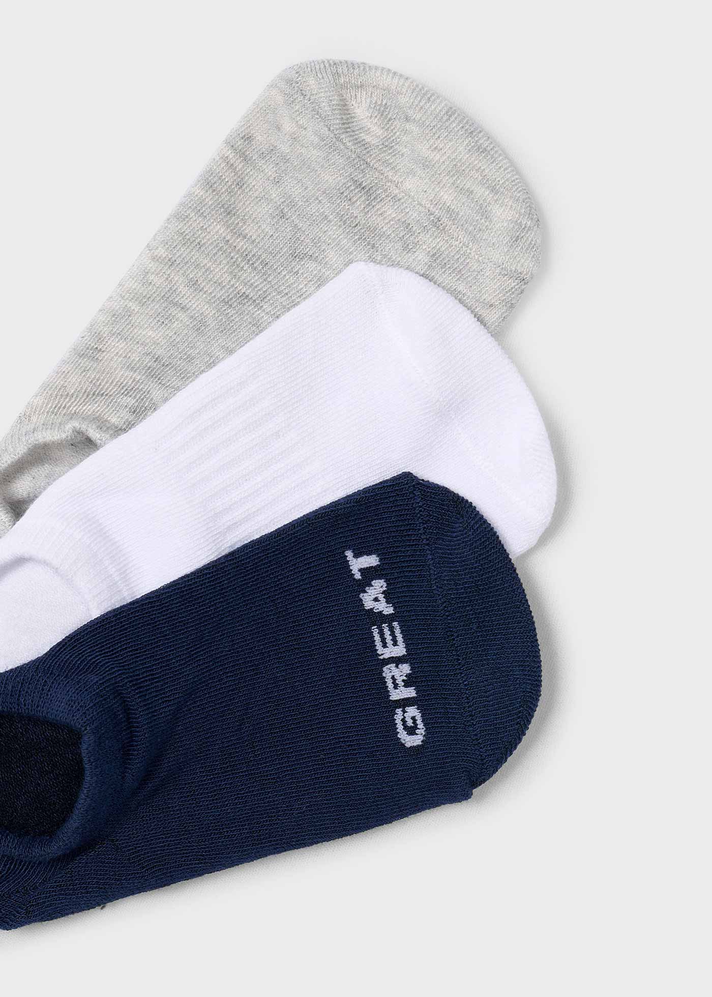 3er Set Socken no-show Jungen