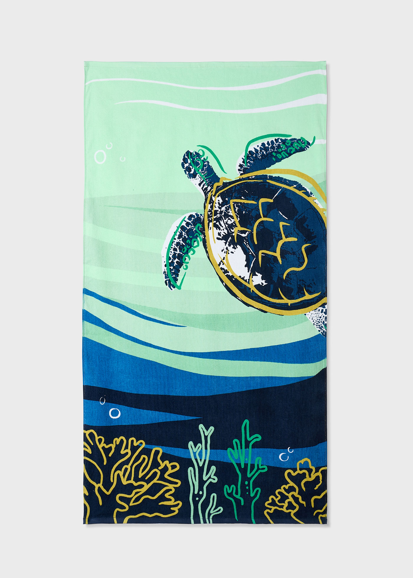 Unisex print beach towel