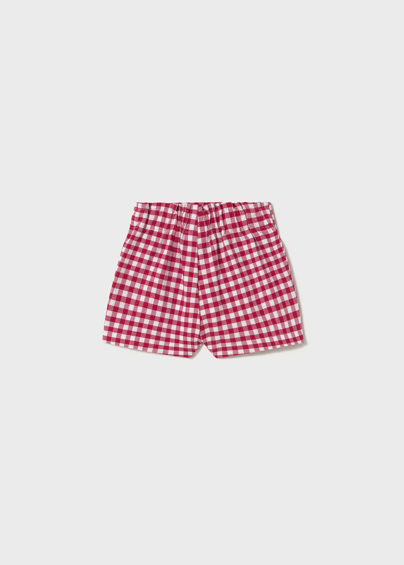 Pantalón corto vichy bebé
