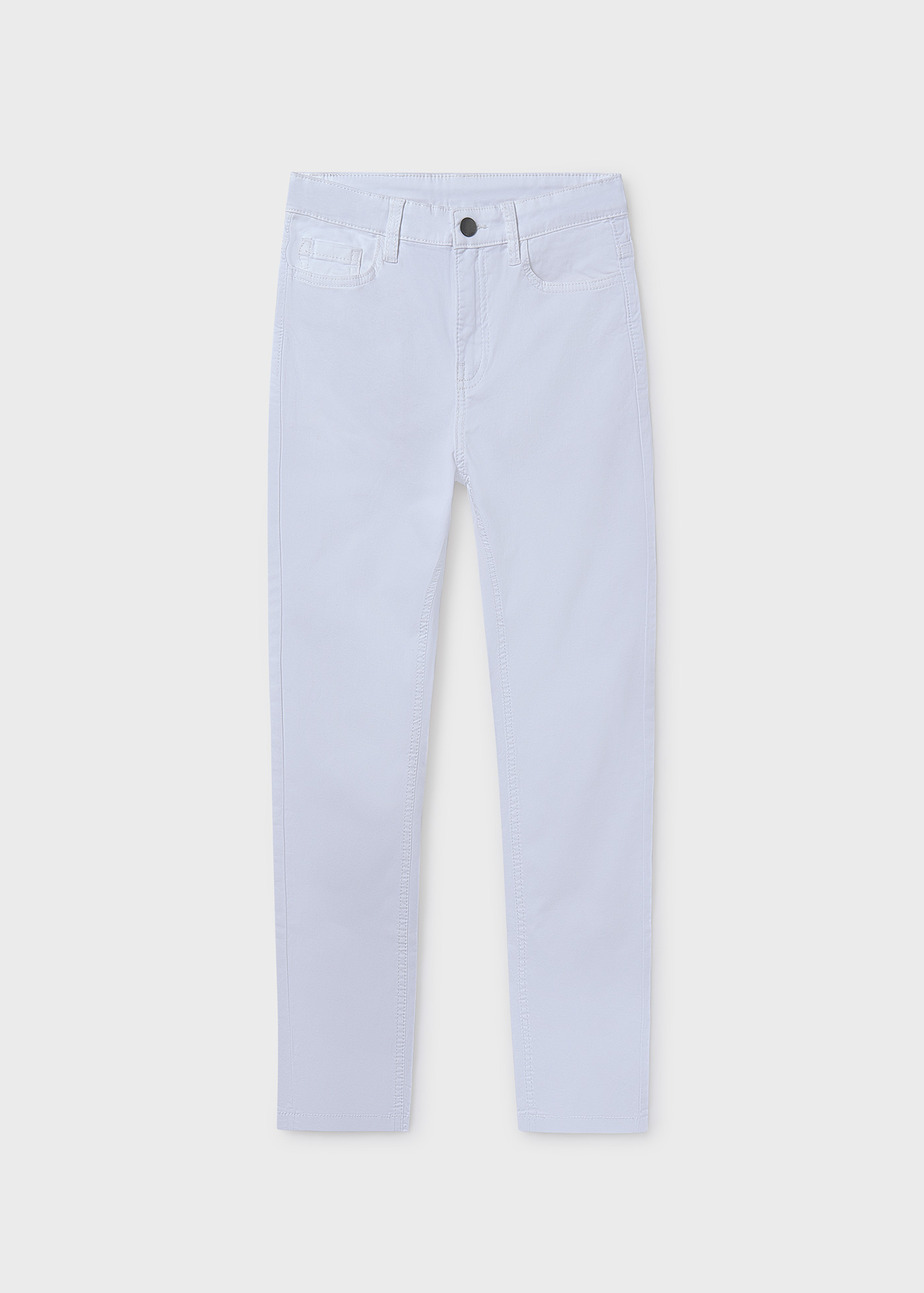 Pantalone aderente twill basico ragazzo