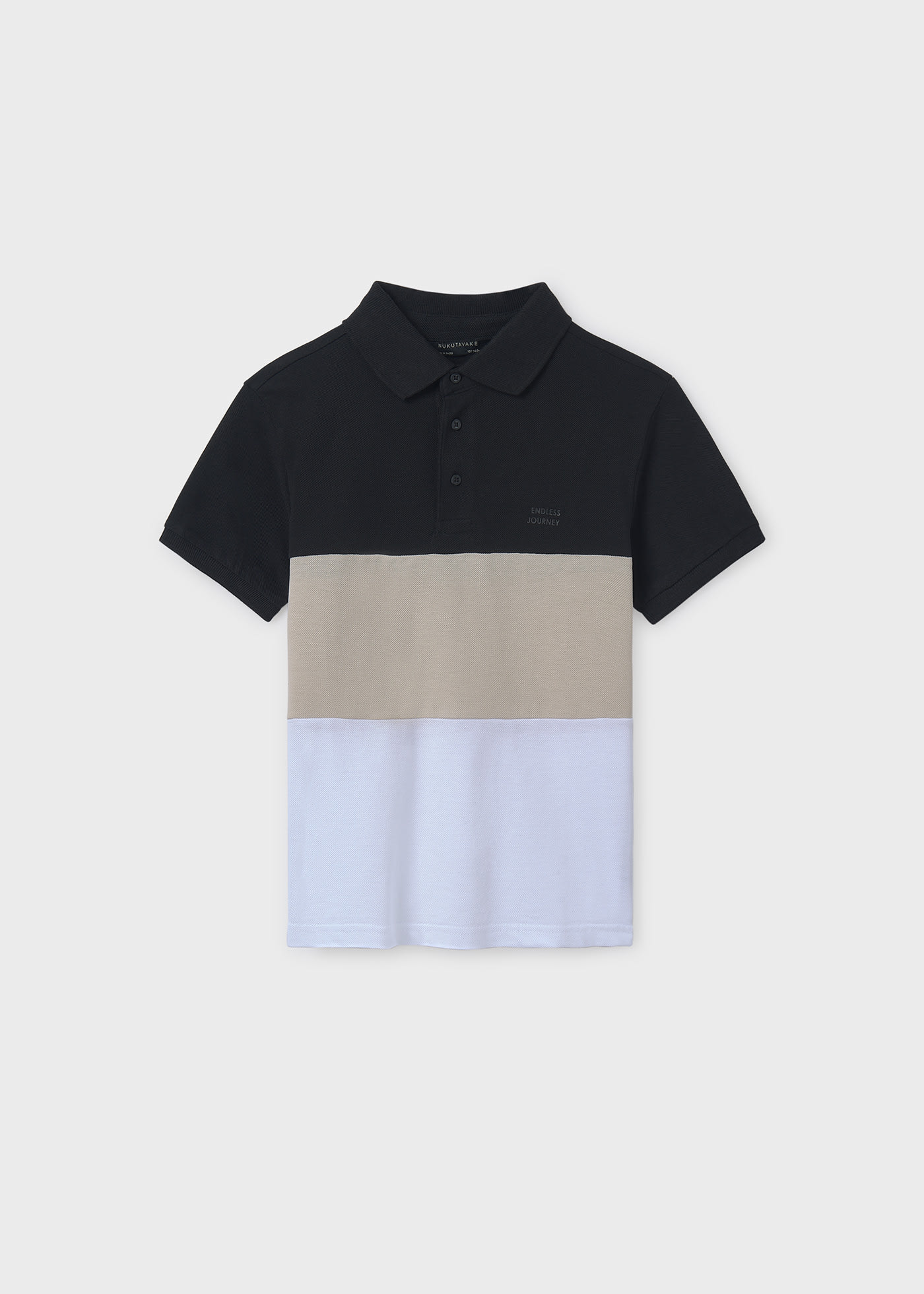 Boy block colour polo shirt