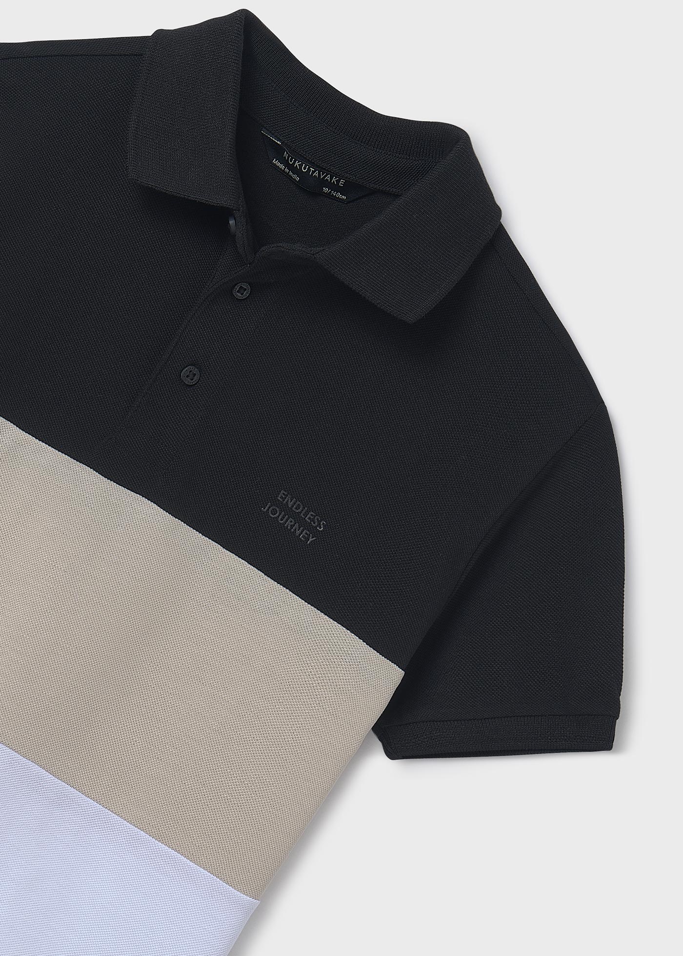 Boy Color Block Polo Shirt