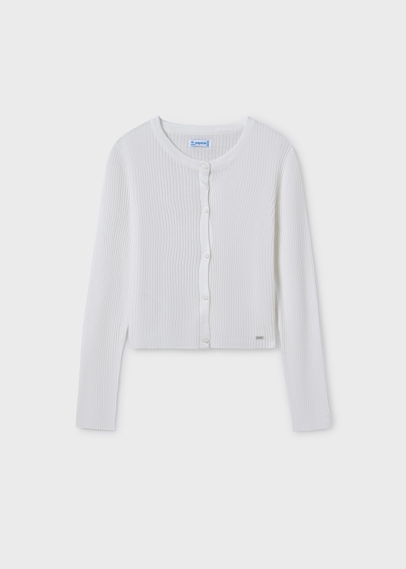 Cardigan tricot costine ragazza