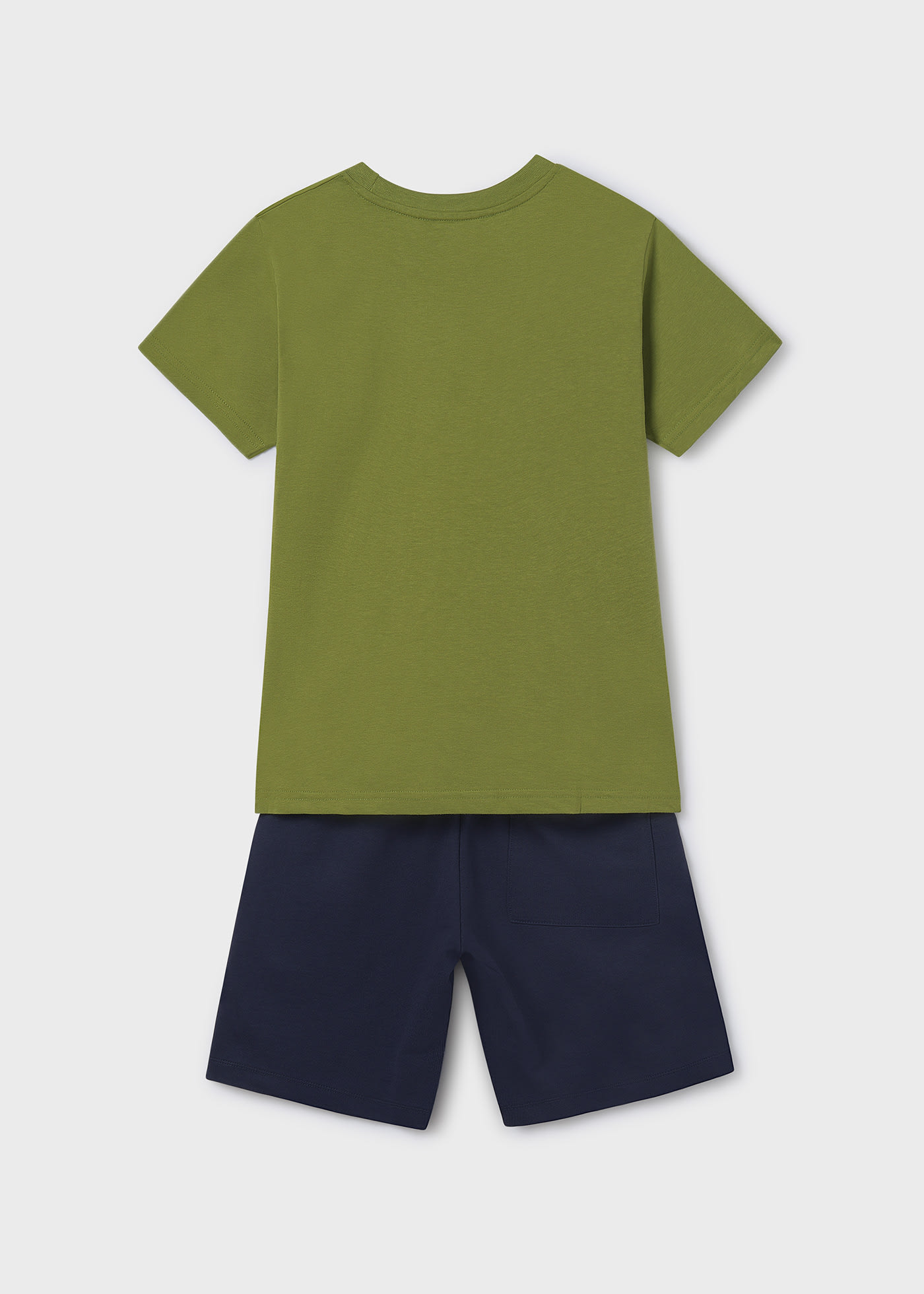 Conjunto bermuda e t-shirt palmeira rapaz