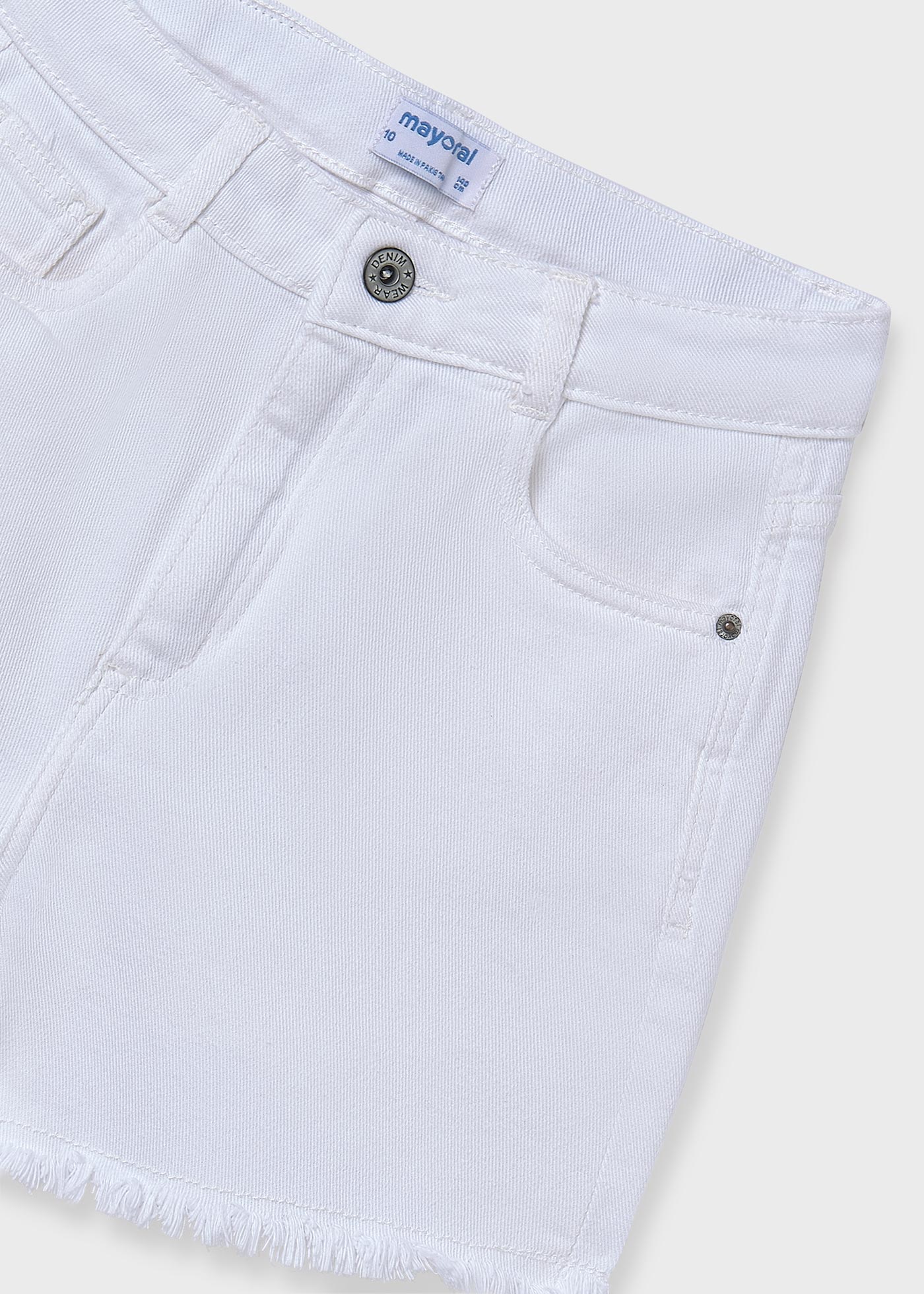 Pantalón corto sarga básico chica