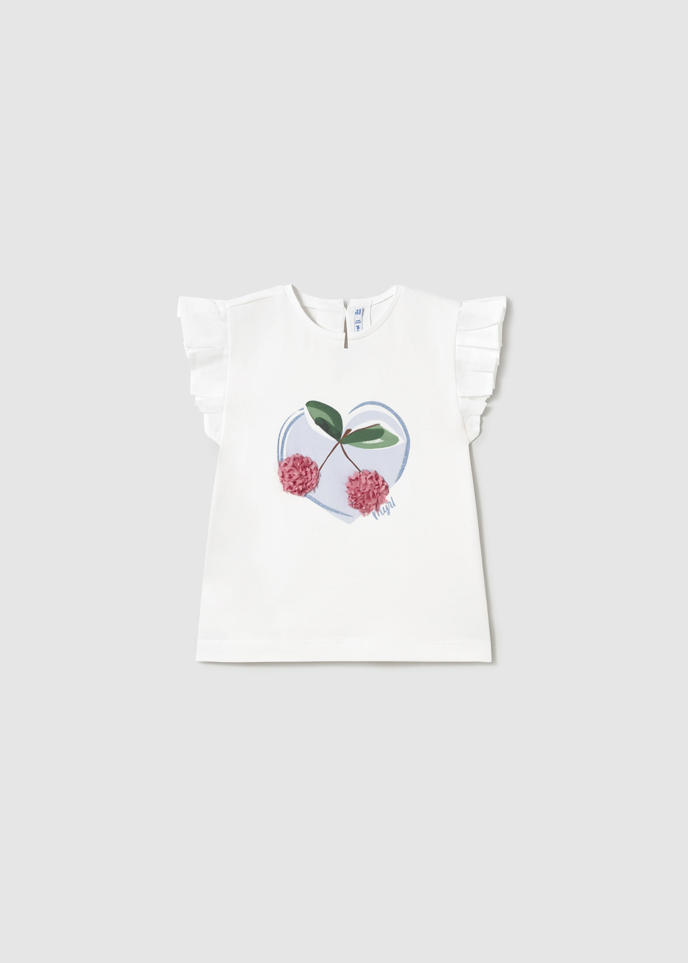 Tricou cu volane bebe