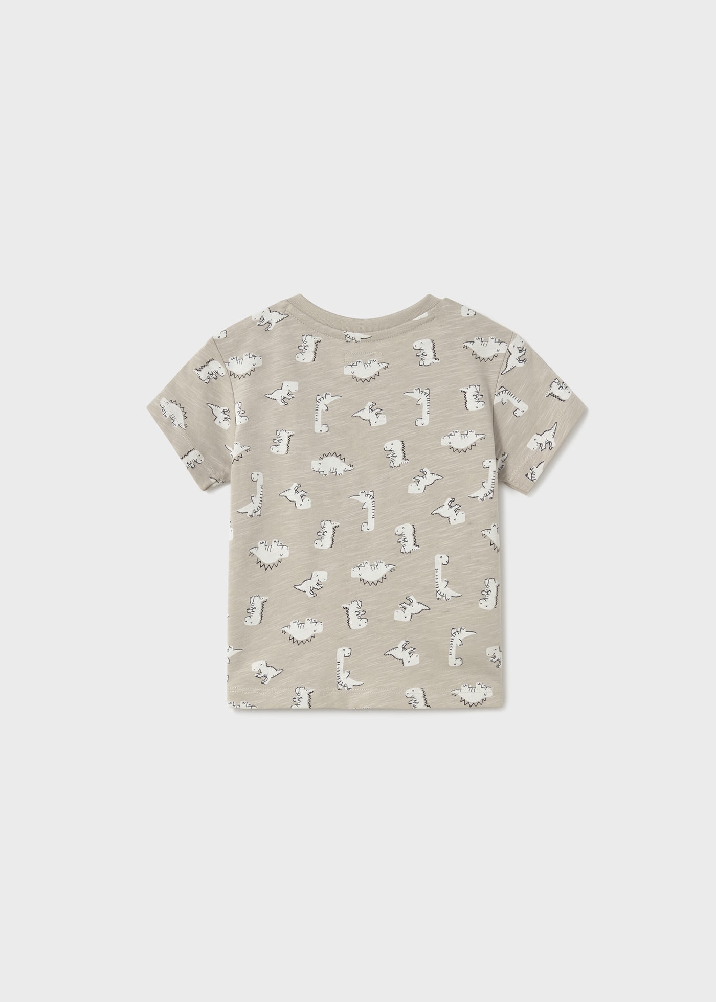T-shirt estampada com bolso bebé