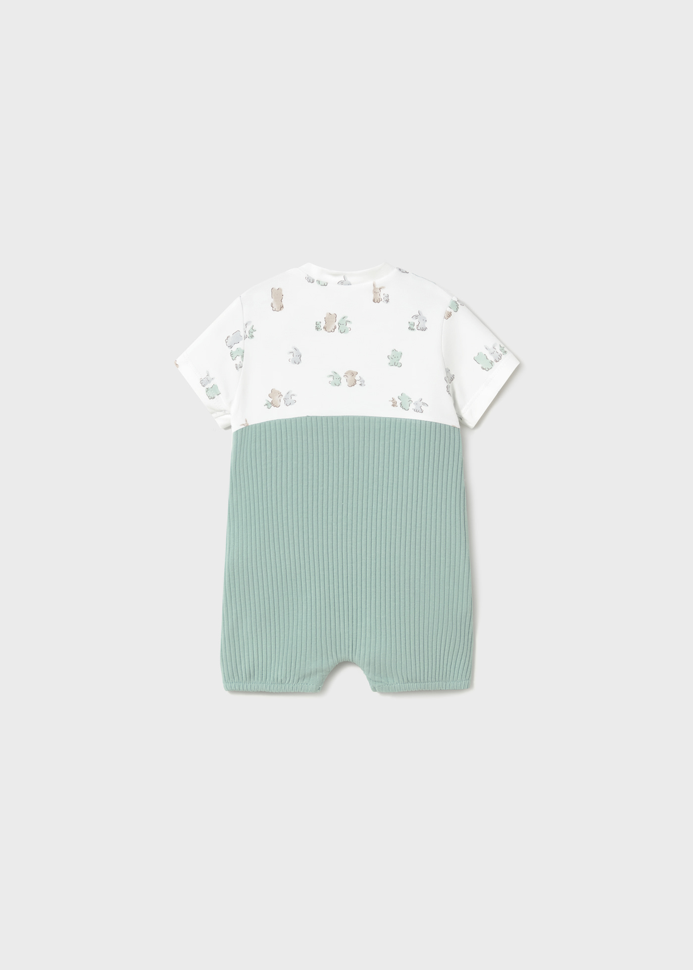 Newborn Simulated Dungaree Romper