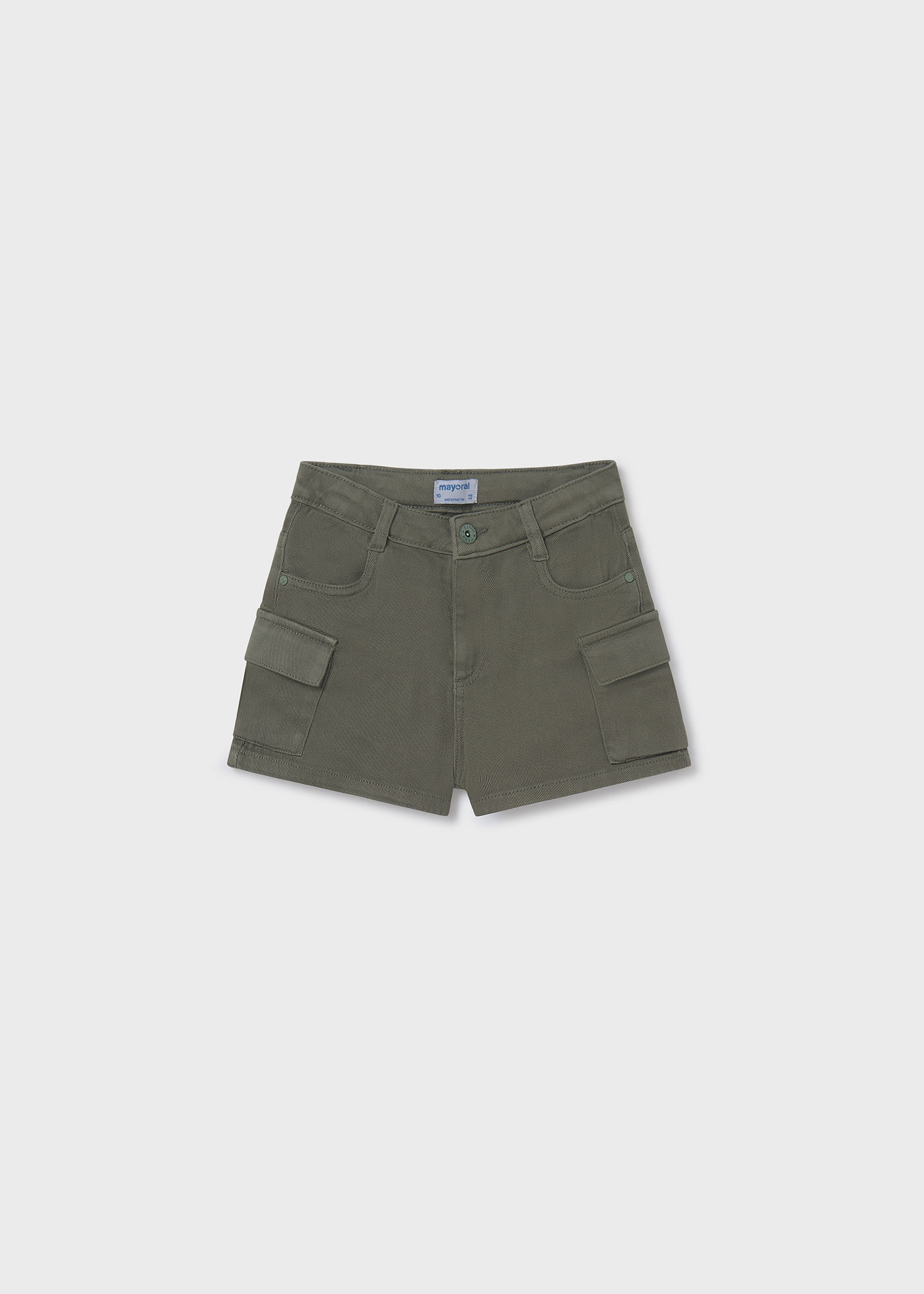 Pantalón corto cargo sarga chica