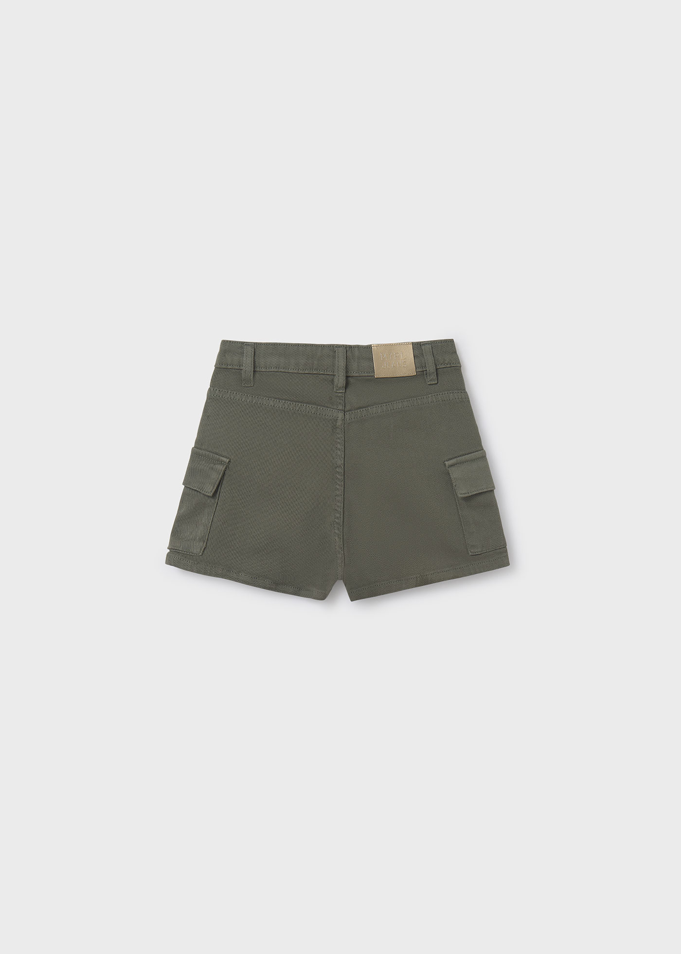 Pantalón corto cargo sarga chica