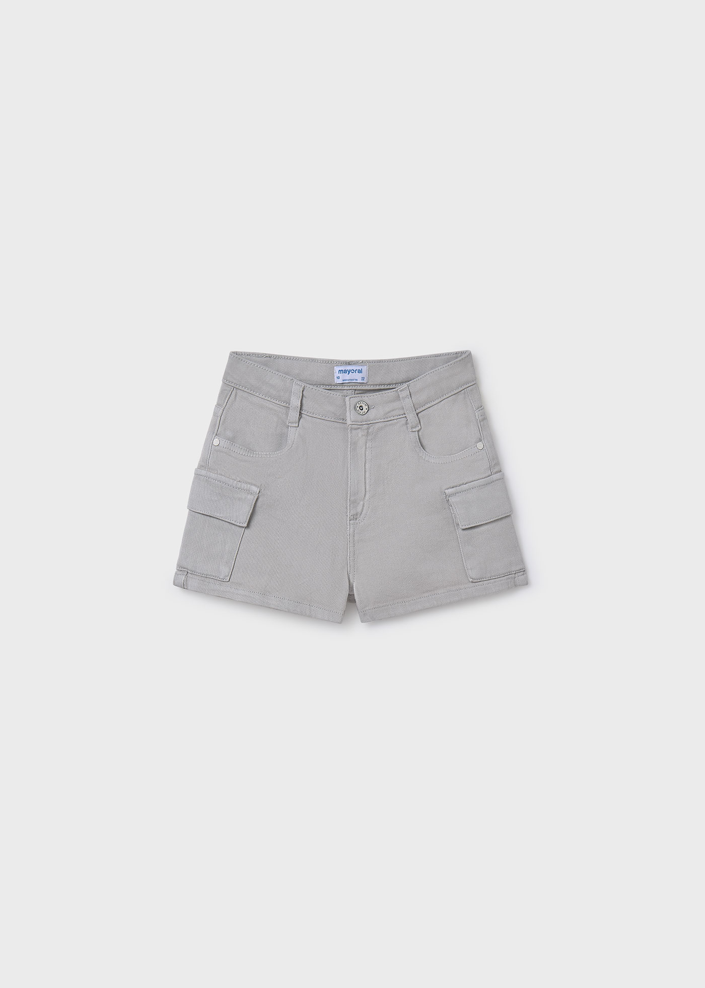 Pantalón corto cargo sarga chica