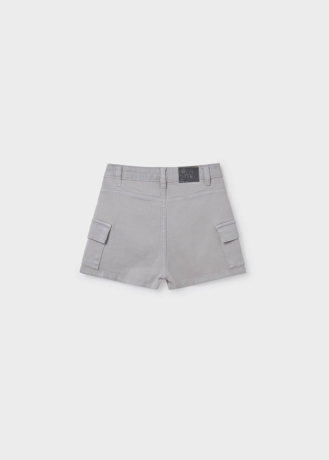Pantalón corto cargo sarga chica