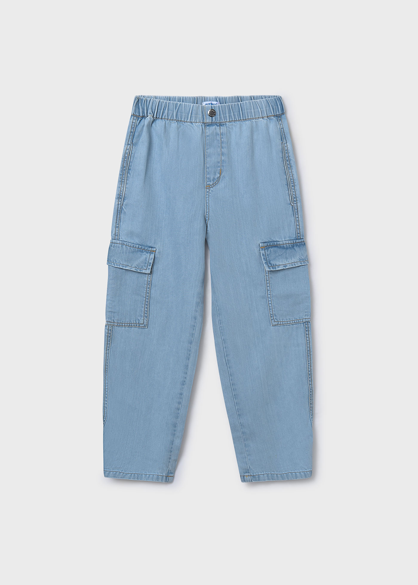 Spodnie jeansowe Relaxed Fit dla dziewczynki