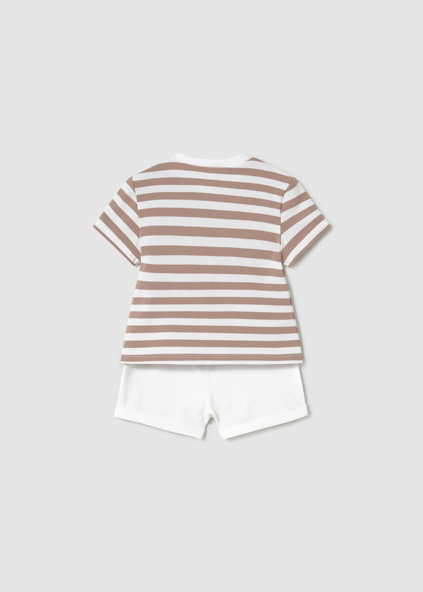 Set 4 piese cu pantaloni scurti nou-nascut