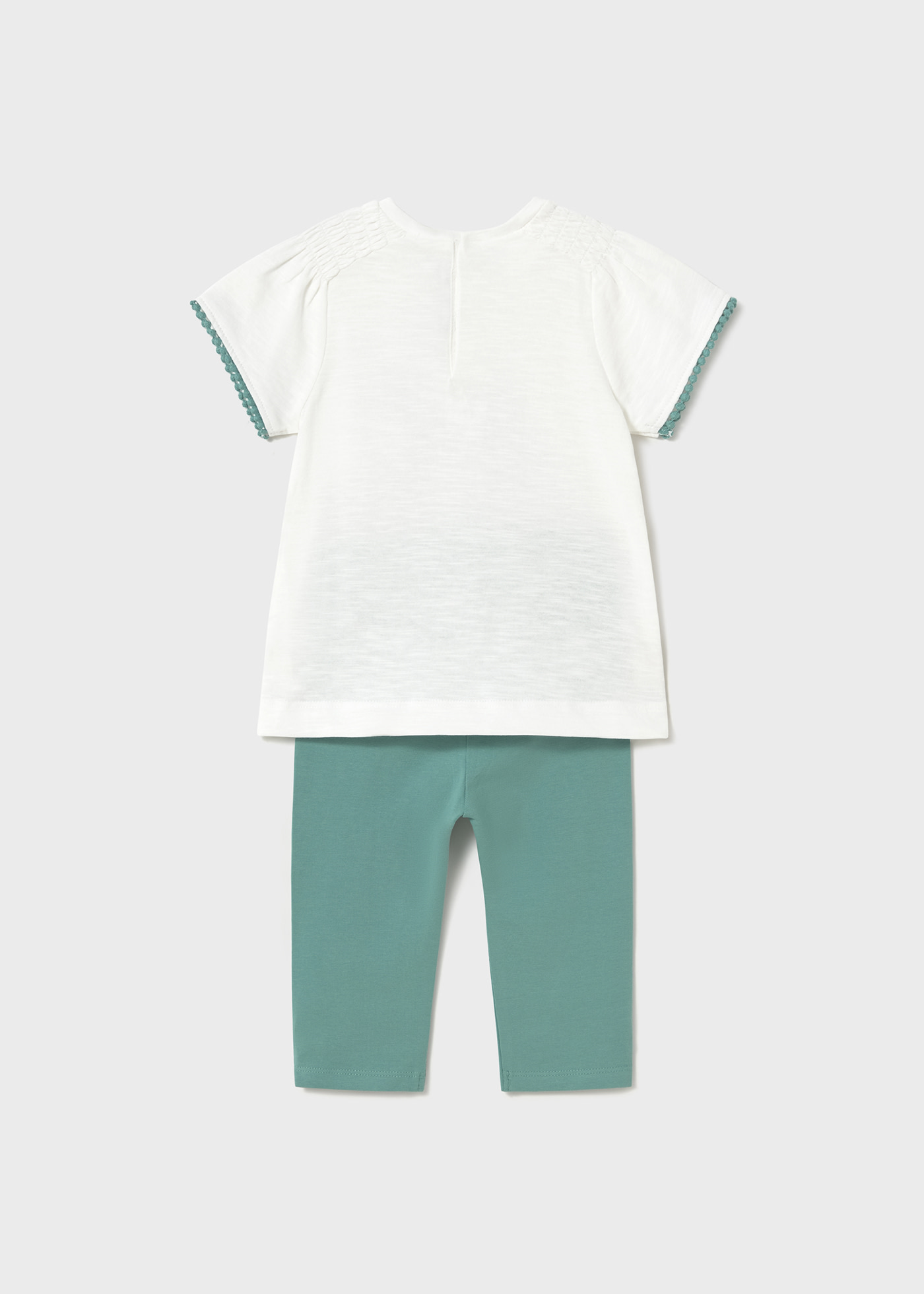 Ensemble leggings unis et t-shirt bébé