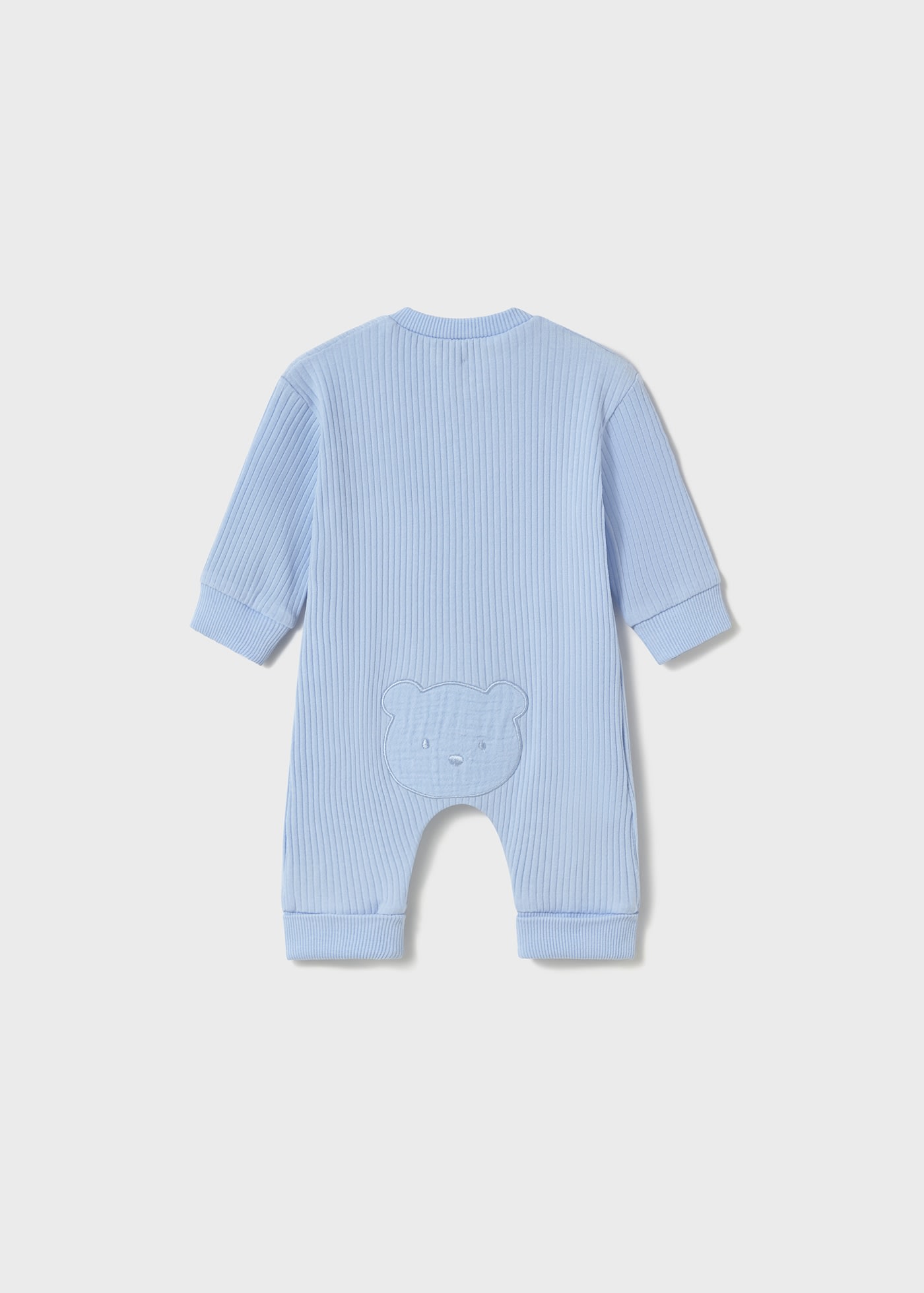 Newborn boy teddy romper