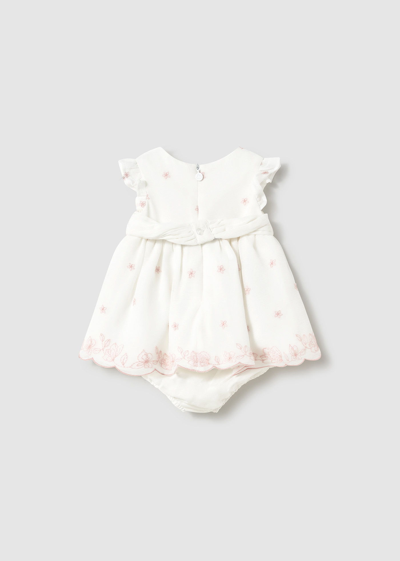 Robe avec bloomer cérémonie nouveau-né