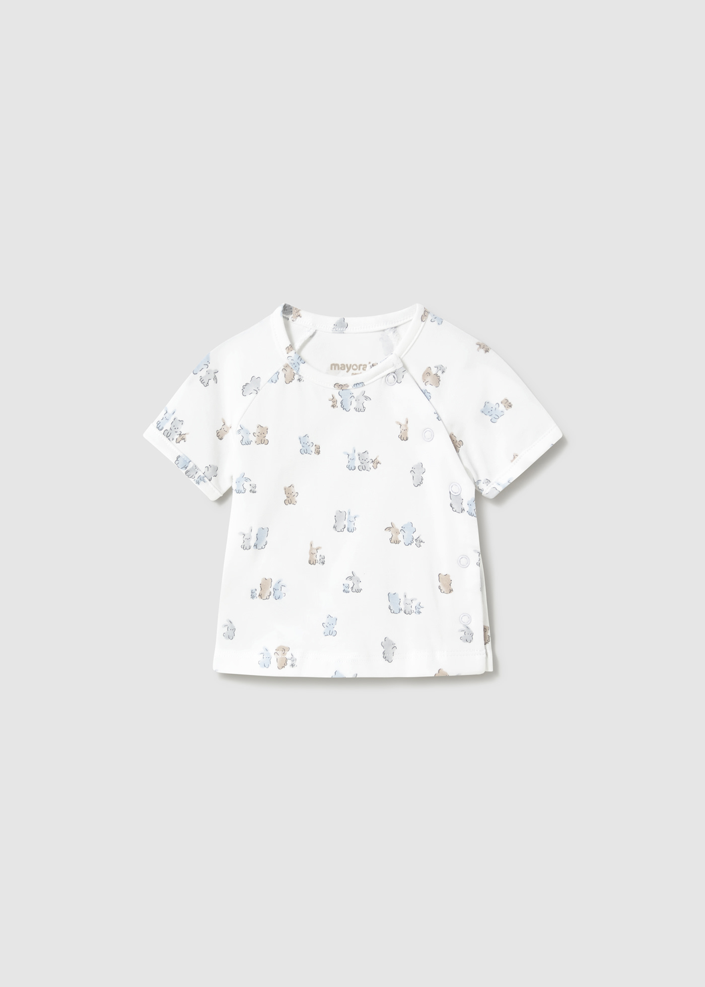 Newborn Tracksuit with Printed T-Shirt