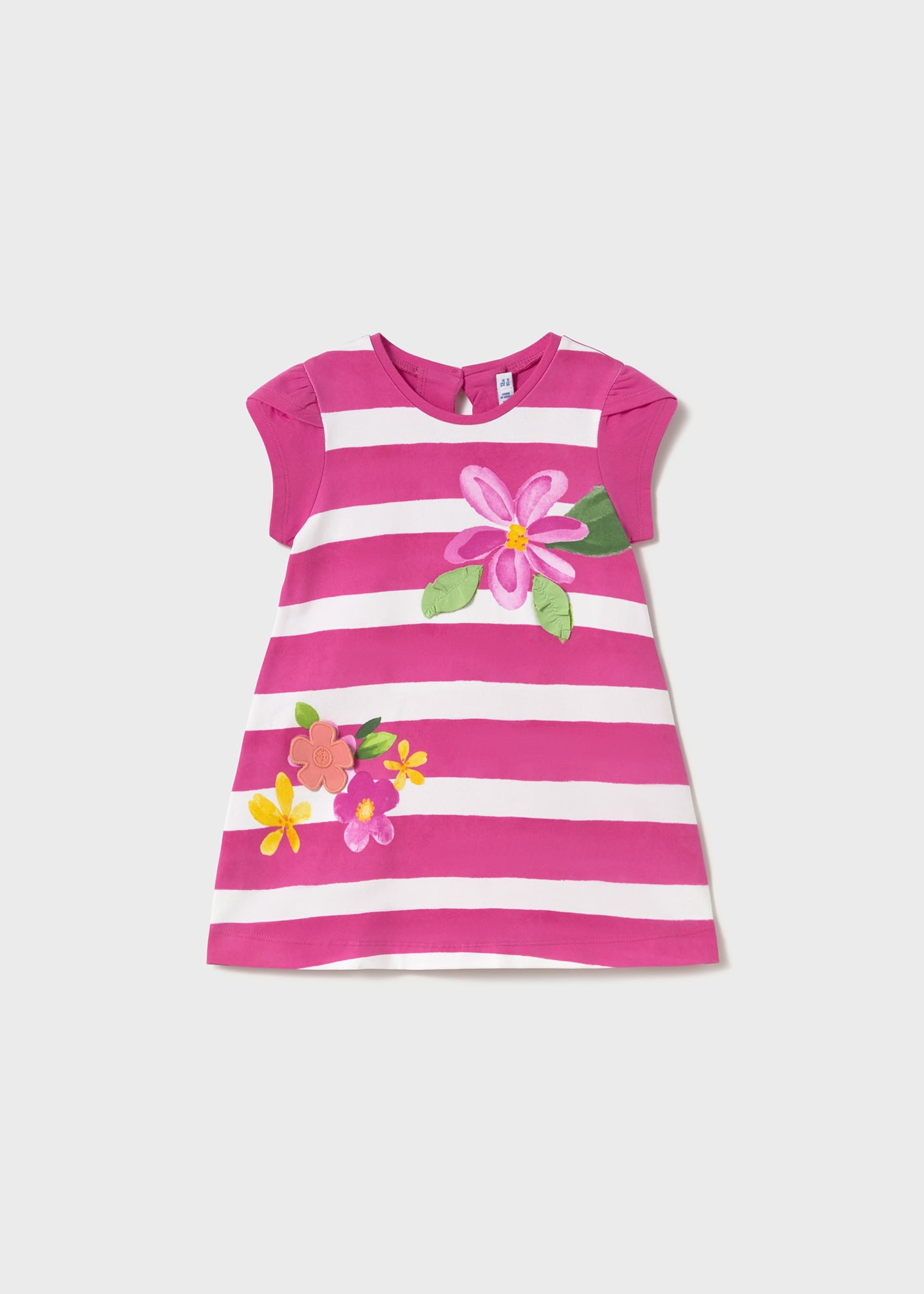 Rochie grafica flori bebe