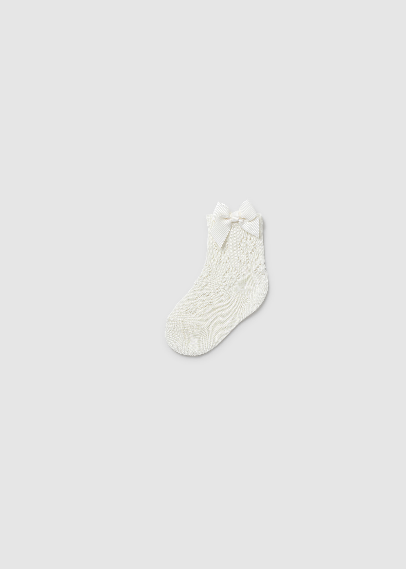 Newborn girl openwork socks