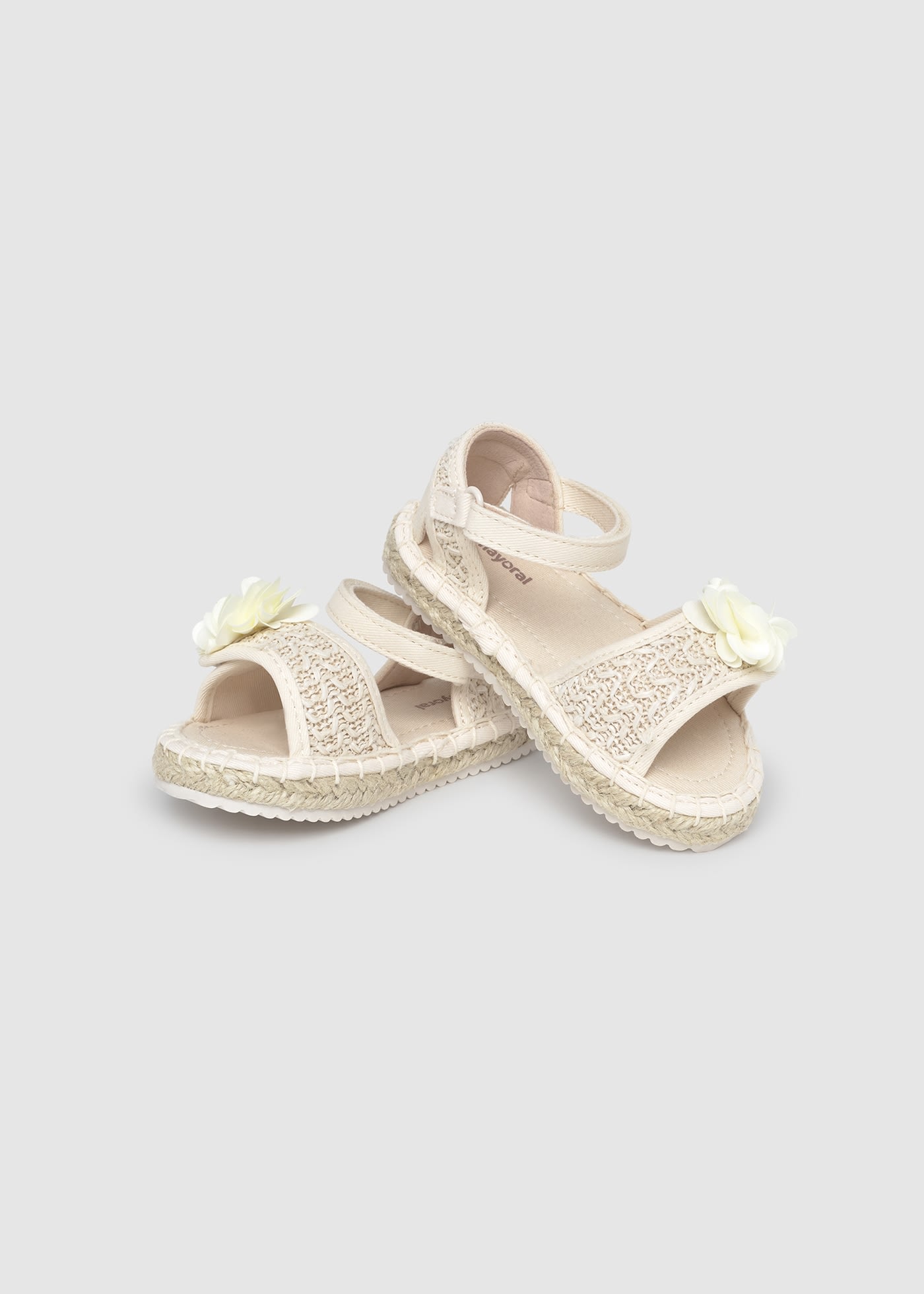 Baby jute sandals