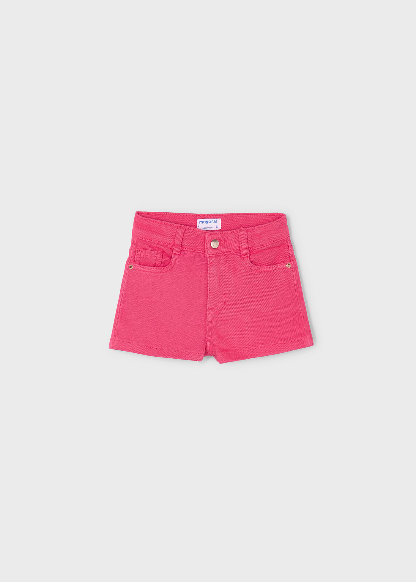 Short basique en sergé fille