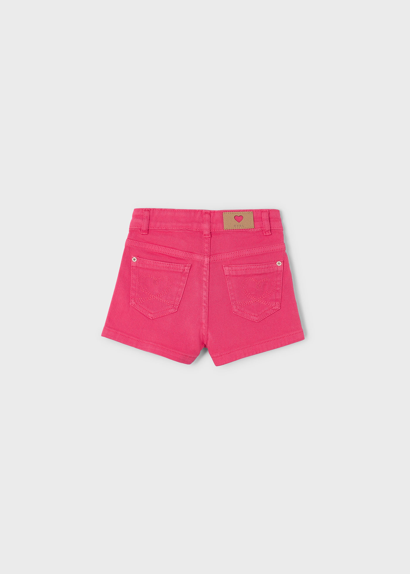 Short basique en sergé fille