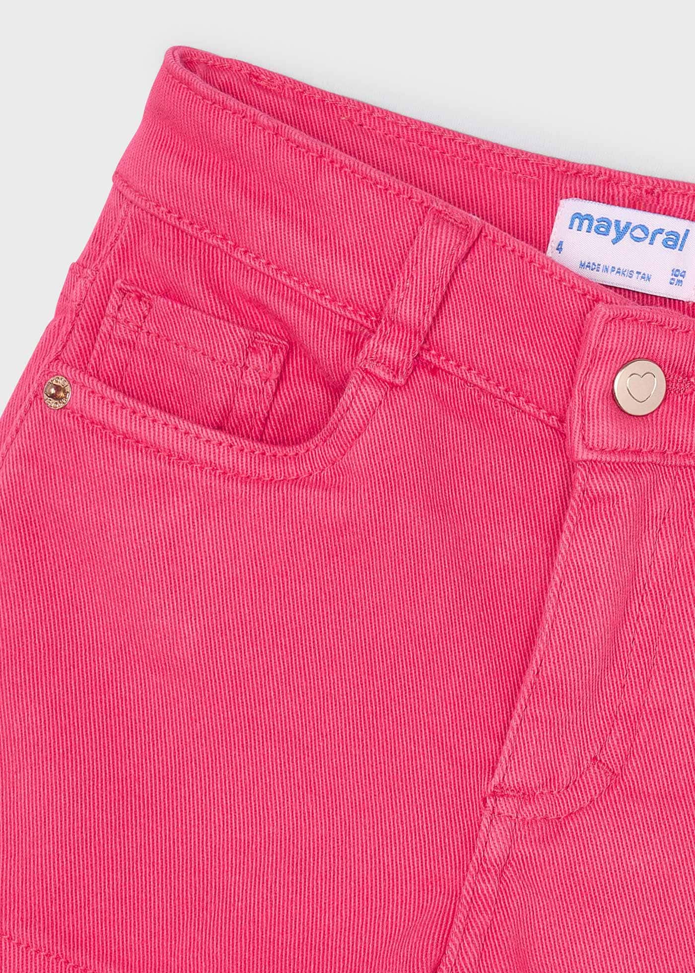 Pantalón corto básico sarga niña