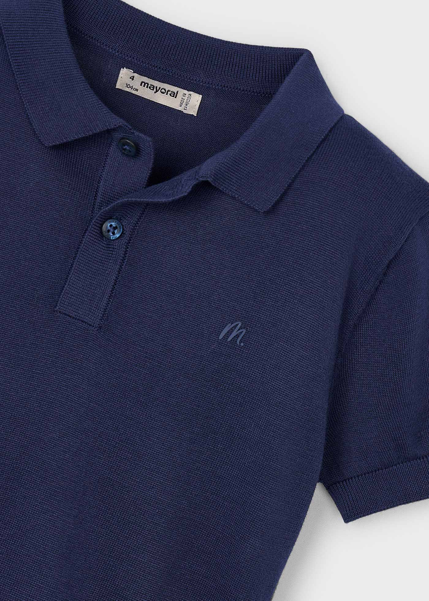 Boy tricot polo shirt