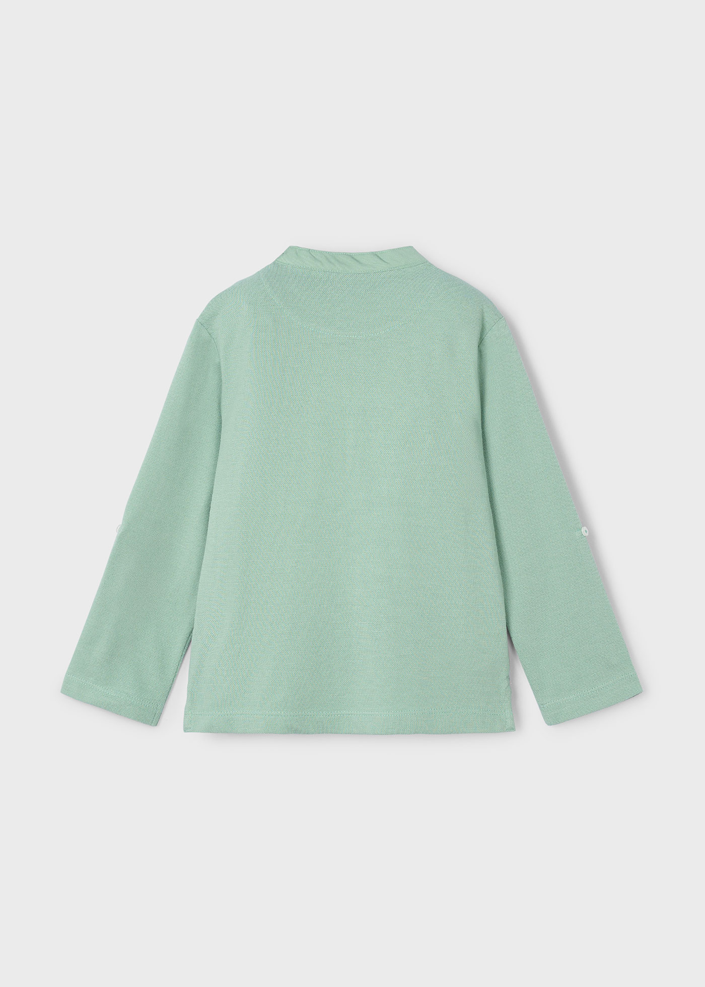 Polo manica lunga colletto coreana bambino
