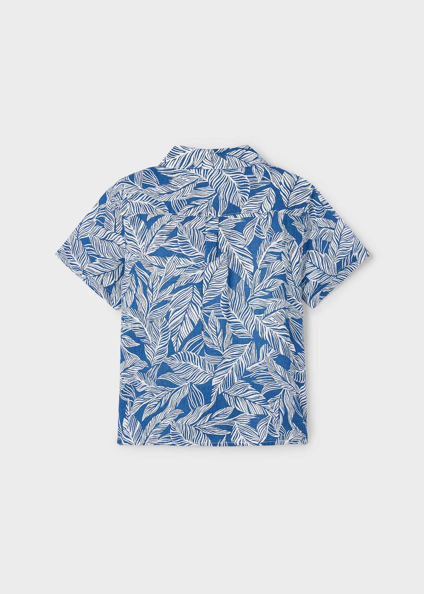 Camisa estampada tropical menino