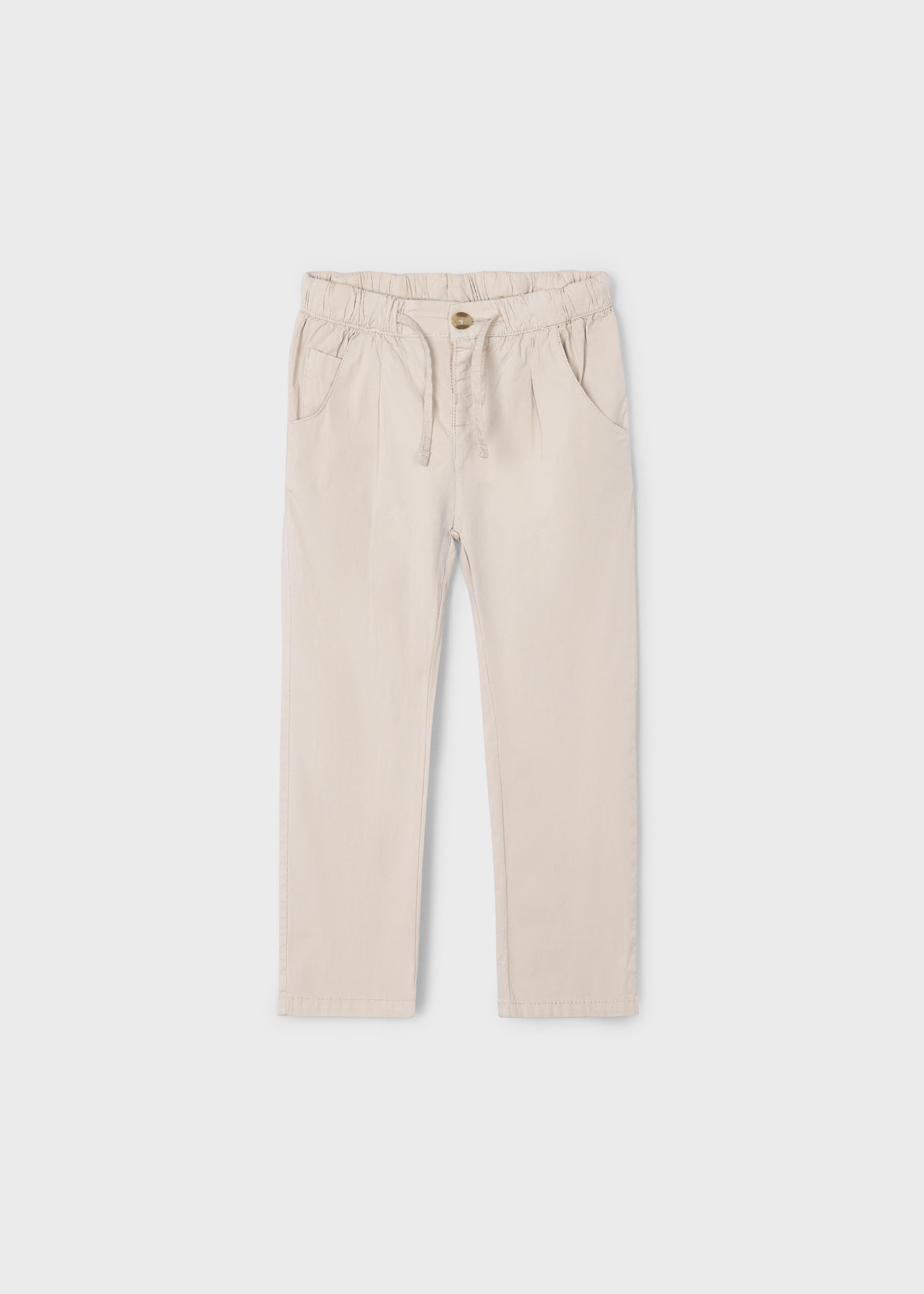 Boy Chino Pants with Drawstring