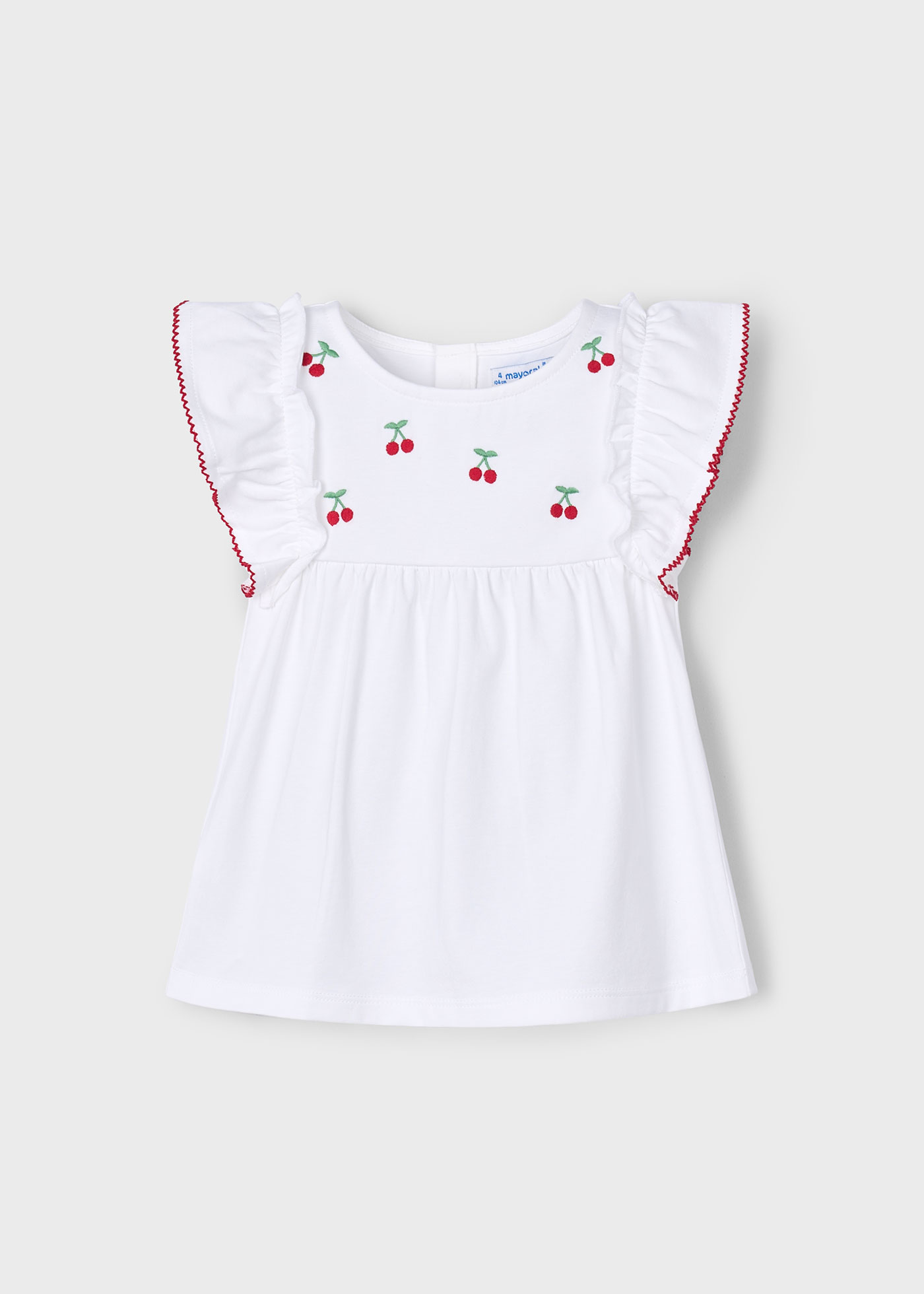 Bluza brodata cirese fetita