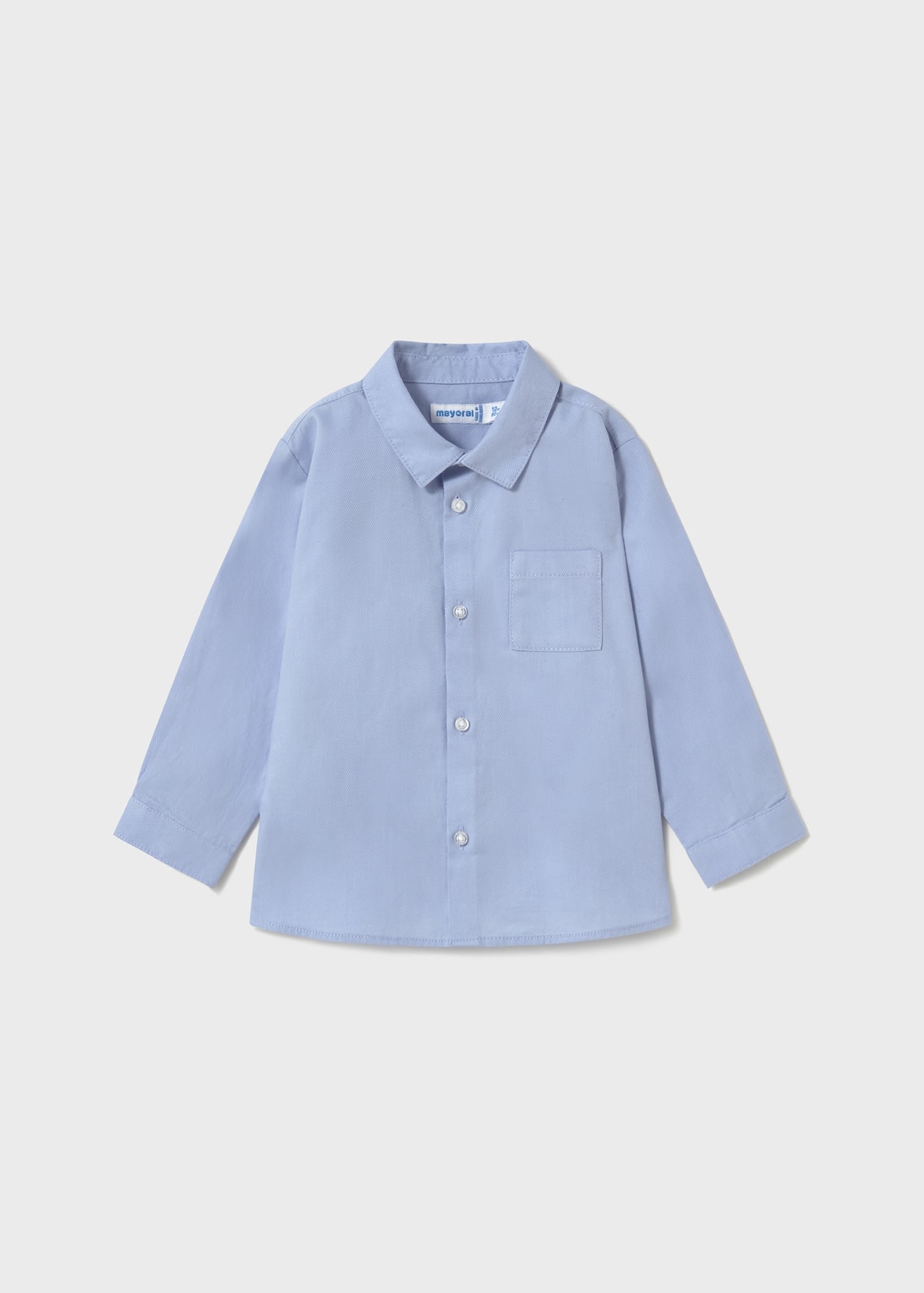 Camicia manica lunga basica neonata
